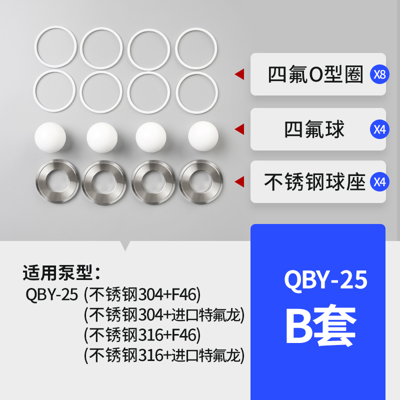 QBY-25氣動(dòng)隔膜泵 B套