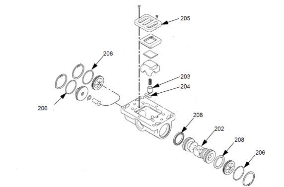 隔膜泵氣閥拆卸圖